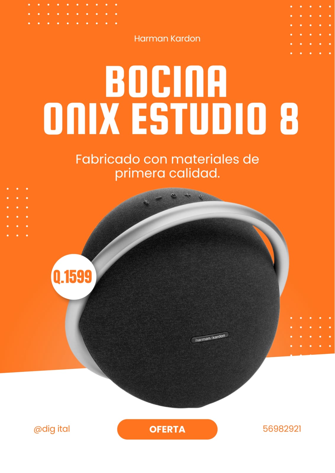 Bocina Onyx Studio 8