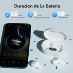 AUDIFONO INALAMBRICO GENGXIN GX-T04 BLANCO - Imagen 3
